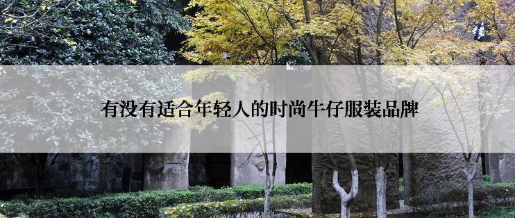  有没有适合年轻人的时尚牛仔服装品牌