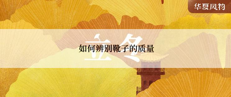  如何辨别靴子的质量