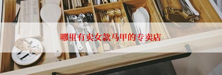哪里有卖女款马甲的专卖店