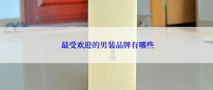 最受欢迎的男装品牌有哪些