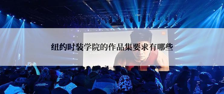 纽约时装学院的作品集要求有哪些