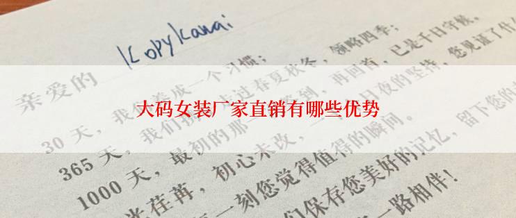 大码女装厂家直销有哪些优势