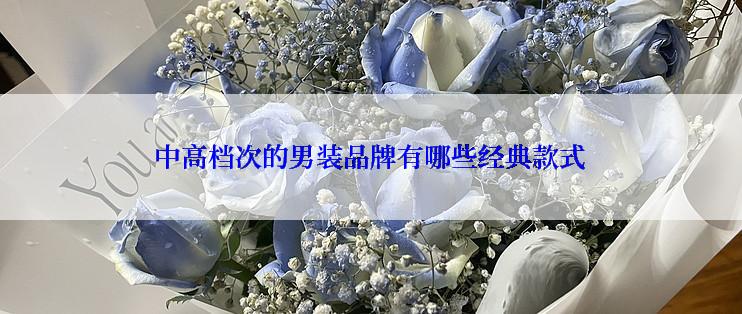 中高档次的男装品牌有哪些经典款式