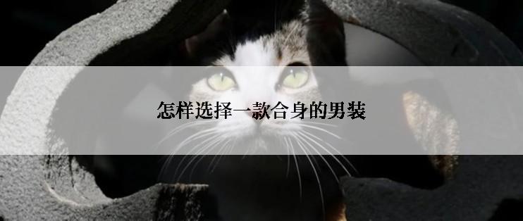怎样选择一款合身的男装