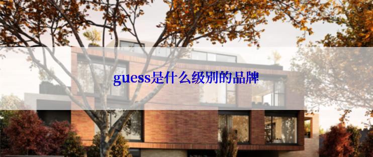 guess是什么级别的品牌