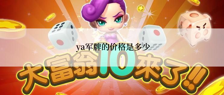  ya军牌的价格是多少