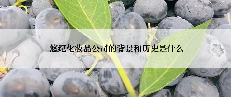  悠纪化妆品公司的背景和历史是什么