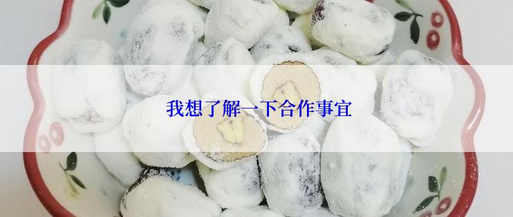 我想了解一下合作事宜