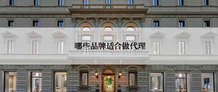  哪些品牌适合做代理