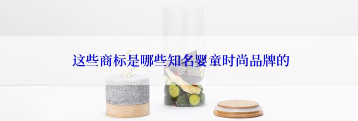  这些商标是哪些知名婴童时尚品牌的