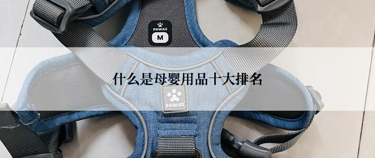 什么是母婴用品十大排名