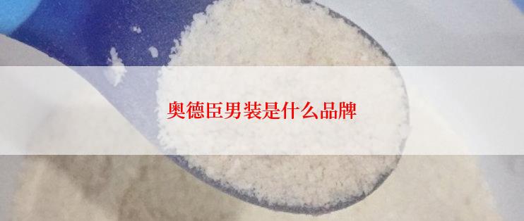奥德臣男装是什么品牌