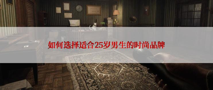 如何选择适合25岁男生的时尚品牌