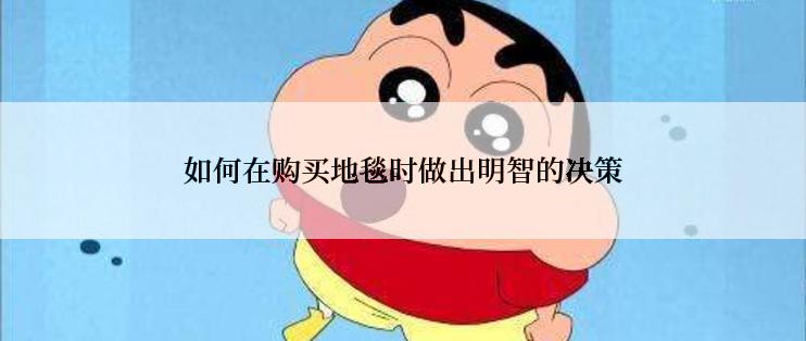 如何在购买地毯时做出明智的决策