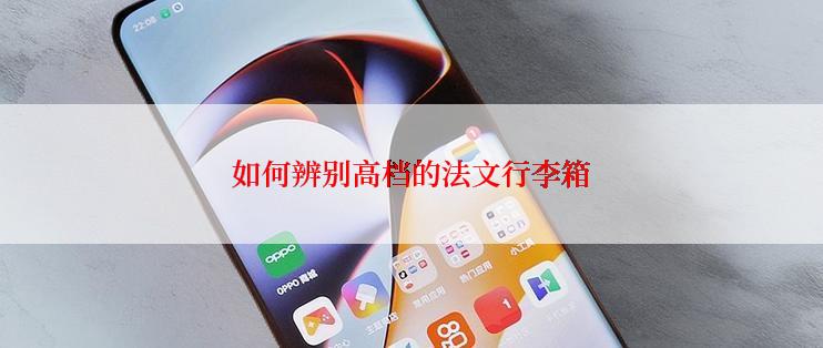 如何辨别高档的法文行李箱