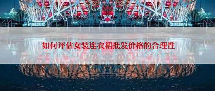  如何评估女装连衣裙批发价格的合理性