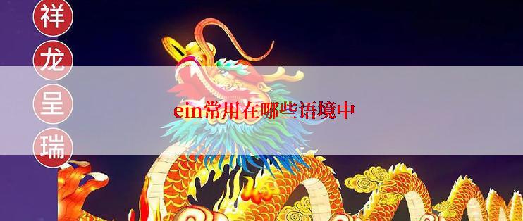  ein常用在哪些语境中