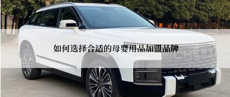  如何选择合适的母婴用品加盟品牌