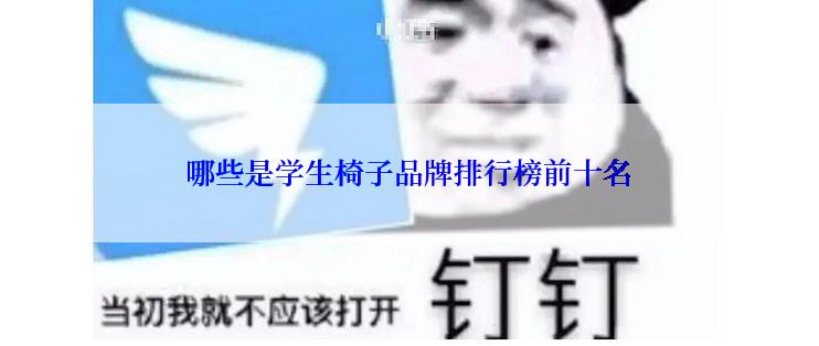 哪些是学生椅子品牌排行榜前十名