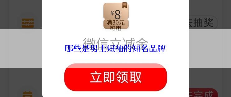 哪些是男士短袖的知名品牌