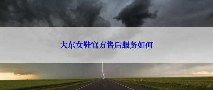 大东女鞋官方售后服务如何