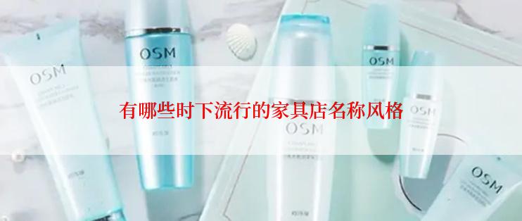 有哪些时下流行的家具店名称风格