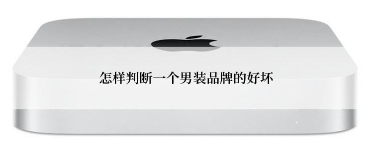  怎样判断一个男装品牌的好坏