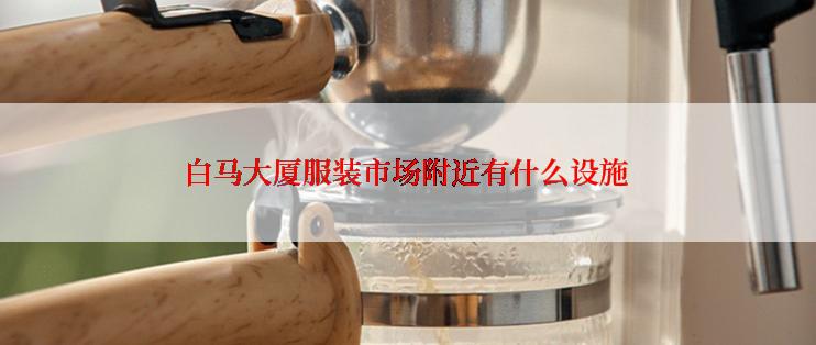 白马大厦服装市场附近有什么设施