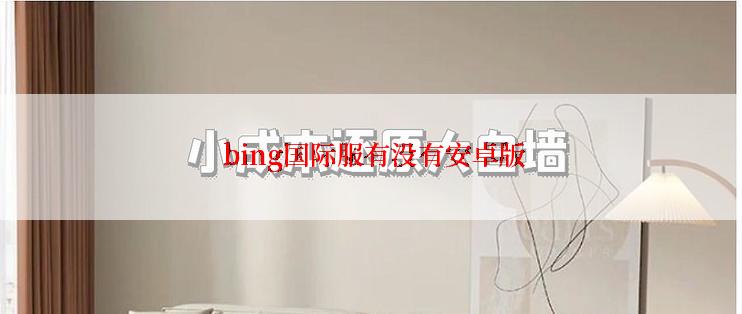  bing国际服有没有安卓版