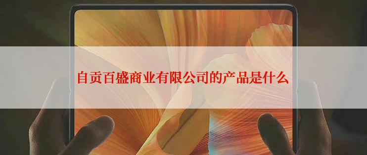 自贡百盛商业有限公司的产品是什么