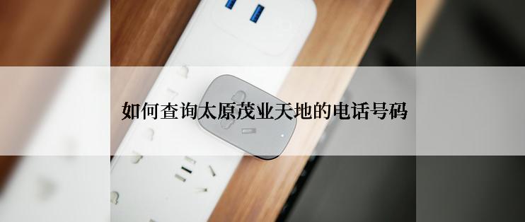  如何查询太原茂业天地的电话号码