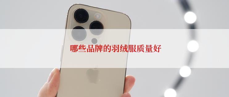  哪些品牌的羽绒服质量好