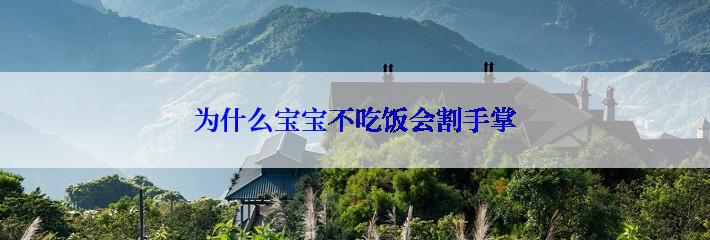 为什么宝宝不吃饭会割手掌